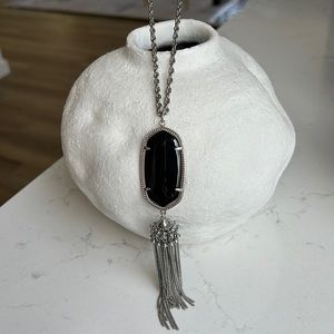 Black/silver Kendra Scott Rayne Necklace